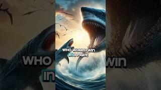 MEGALODON VS LEVIATHAN  Who Would Win? #scarystory #scary #viralvideo #short #shark #leviathan
