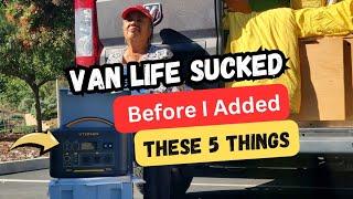 I Was Miserable in Van Life Until I Got These 5 Essentials!!!