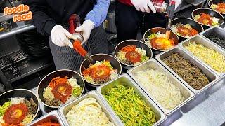 한국을 대표하는 음식! 비빔밥으로 유명한 식당 / most delicious bibimbap making process