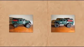 SCX24 Power Wagon 1.2 Wheel and Tire UPGRADE! #scx24 #powerwagon #rccrawler #rc