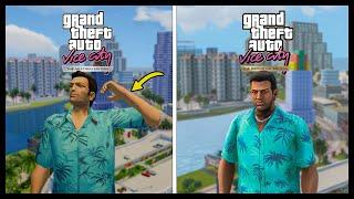 GTA Vice City NextGen Edition vs Definitive Edition - Graphics and Details Comparison