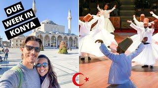 UNFORGETTABLE Konya Turkey | Whirling Dervishes, Bazaar & Beautiful Mosques | Konya Travel Vlog!