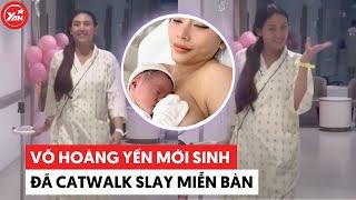 Võ Hoàng Yến mới sinh đã trổ tài catwalk slay miễn bàn, sảnh bệnh viện thành sàn diễn