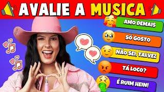 AVALIE A MUSICA edição: ANA CASTELA  Avalie a Musica com Emoji