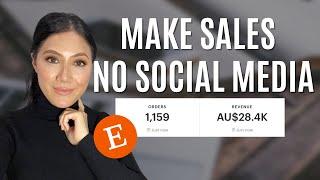 How To Make Sales on Etsy Without Social Media (Organic Marketing)