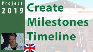 #6 MS Project  2019 ●  Learn to Create Milestone and Timeline  ●  Complete