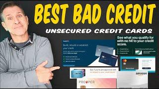 BEST Credit Cards for Bad Credit 2025 - Unsecured Credit Cards for Low Credit Scores