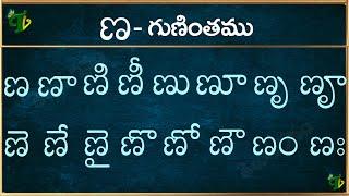 ణ గుణింతం | Nna gunintham in Telugu | Nna guninthalu | Telugu varnamala Guninthamulu 2024 updated