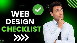 What Are The Requirements To Create A Website | Web Design Checklist