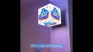 NSE Outdoor P2.5 Cube LED Display for wall-mounted application