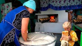 Russian Old Bakery in Old Believers Village. Altai. Russia