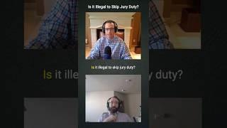 Is it Illegal to Skip Jury Duty? #WeeklyDocketPodcast #JuryDuty #LegalAdvice