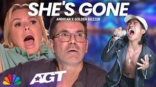 A very extraordinary voice on the world's biggest stage singing the song She's Gone | American 2023