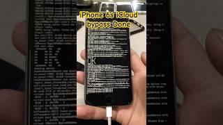 iPhone 6s iCloud bypass Done #gsmtaimurteam #iphoneicloudbypass #appleiphone #iphone6sicloudbypass