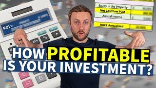 How to CALCULATE YOUR return on investment? Property investment ROI EXPLAINED