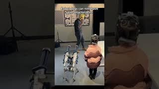 Asking Ai to put gun on robot dog  #ai