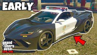 *BRAND NEW* How To Get The NEW UNRELEASED POLICE CAR EARLY In GTA 5 Online - Easy Guide