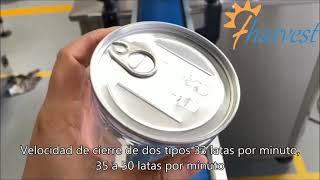 Máquina de sellado de latas de PET,Máquina cerradora de latas de PET