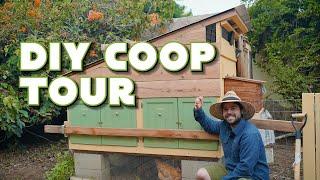 DIY Reclaimed Wood Chicken Coop - Full Tour & Tips