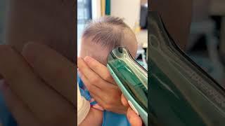 How to Make Baby's Haircuts Stress-Free? Discover the Baby Hair Clipper with Vacuum!  #cutebaby