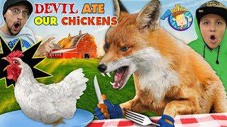 WILD FOX vs. OUR CHICKENS  Spoiler: Chix didn't make it! (FV Family Vlog)