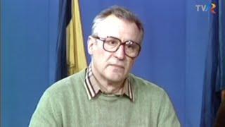 Victor Rebengiuc recitând "Doină", în studioul TVR (Decembrie 1989)