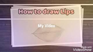 How to draw lip | zainab art,s world