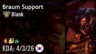 Braum Support vs Bard - Blank - KR Challenger Path 6.5