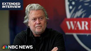 Steve Bannon says 'Donald Trump is a moderate in the MAGA movement': Full interview