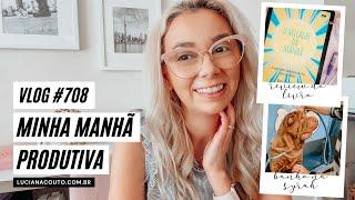 Minha Manhã Produtiva | Livro O Milagre da Manhã | Vlog com Luciana Couto