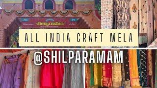 All India Craft mela @SHILPARAMAM  #craftmela #shilparamamhyderabad #handloomsarees