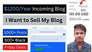 $1200/Year Incoming Blog New BlogLand is For sale - I want to sale my blog