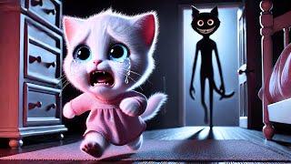 Little Cat Meets Ghosts and the Truth? #cat #ai #catlover #catvideos #cutecat #aicat