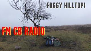 CB Radio FM Net from the top of a big hill