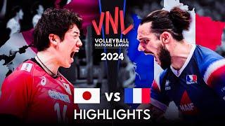 LEGENDARY MATCH | JAPAN vs FRANCE | Men's VNL 2024