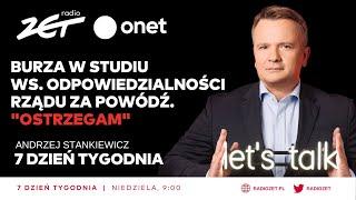 Burza w studiu Radia ZET ws. odpowiedzialności rządu za powódź. "Ostrzegam" 7. Dzień Tygodnia