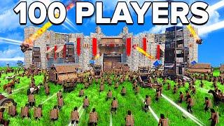 Can 100 players raid my UNRAIDABLE Rust Castle?