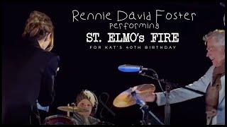 Rennie David Foster ‭(3) • Drumming St. Elmo's fire during Katharine McPhee's 40th Birthday Party