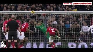 De Gea vs Tottenham | 11 saves in 45 min. 