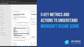 5 Key Metrics and Actions to Understand Microsoft Secure Score