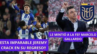 RECHAZO a ECUADOR y ahora SERÁ NUEVO DT DE UN GRANDE DEL CONTINENTE |  GOL DE JEREMY SARMIENTO