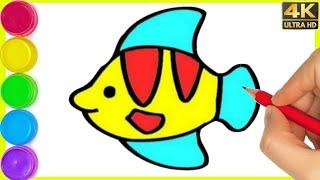 Drawing Picture |  Fish Drawing Easy | How to draw fish Drawing step by step