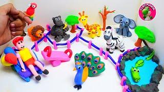 DIY How to Make  Polymer Clay Miniature Animals Zoo | DIY Easy Polymer Clay Tutorial Mini Animal Zoo