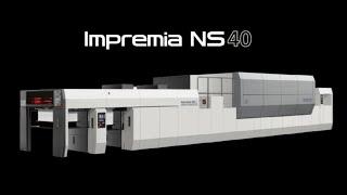 Komori Impremia NS40 Nano Technology Inkjet Printing System for B1 Size Demonstrates Packaging