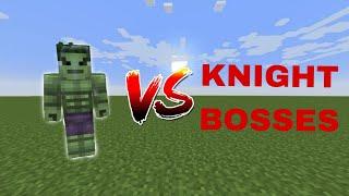 Hulkwuwi bosses vs knight boss | minecraft mob battle |