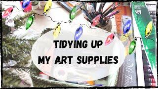 Reorganizing my ART supplies || Why do I need so many pens?