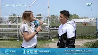 Entrevista a Catriel Cabellos, juvenil de la Octava División de Racing