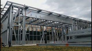 Light gauge steel frame villa time-lapse