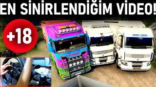 KAMERADA GÖZÜKTÜM?! SİNİRDEN ÇILDIRDIM - KİRKENES MADEN YOLU - ETS 2 MP T300RS GT