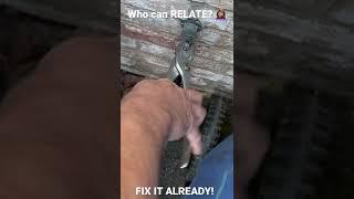 SPIGOT PROBLEMS who can relate to handle missing on #faucet #spigot #fixit #replace  #outside #water